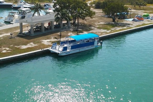 Boat at the Island in Biscayne National Park